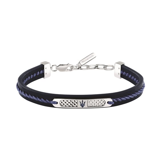 Bracciale Maserati Uomo RECYCLED LEATHER in Pelle JM525AVE30 - JM525AVE30
